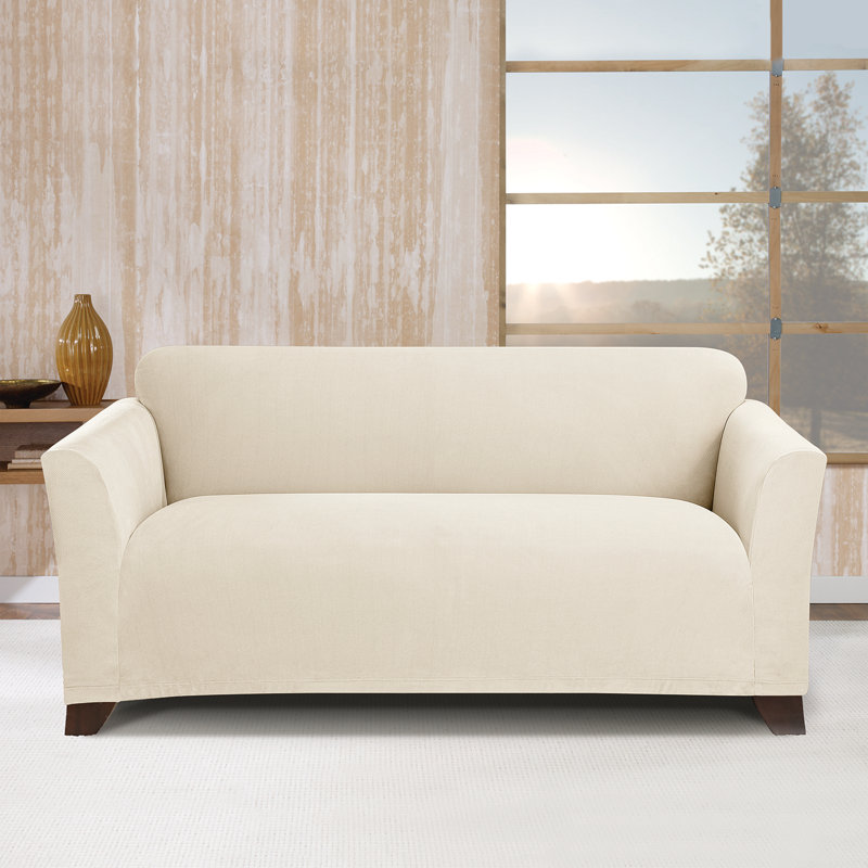 Sure Fit Stretch Box Cushion Loveseat Slipcover & Reviews Wayfair